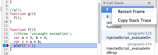 Chrome的JS调试工具 前端 小知识 js 第8张 Chrome的JS调试工具 前端 小知识 js 第8张